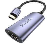 MOGOOD Adattatore da USB C a HDMI, [4K@60Hz, Thunderbolt 3/4] Adattatore da Tipo C a HDMI Adatto per iPhone 15 Pro/Max, MacBook Pro/Air, iPad Pro, iMac, XPS, Surface Book e Laptop