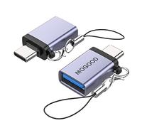 MOGOOD Adattatore da USB C Maschio a 3.0 Femmina - Convertitore OTG Compatibile Con Laptop, Caricabatterie e Altri Dispositivi USB-C