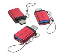 MOGOOD Adattatore Tipo C Maschio a USB 3.0 Femmina, 5Gbps USB a Tipo C Convertitore OTG Compatibile MacBook Pro, Chromebook, Pixelbook, Microsoft Surface Go
