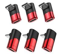 MOGOOD Adattatore USB C a 90 gradi adattatore estensore USB C da C maschio a C femmina Trasmissione dati Type-C PD100W ricarica rapida e passaggio video 8K@60Hz,per accessori steam deck e altri