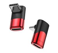 MOGOOD Adattatore USB C a 90 gradi adattatore estensore USB C da C maschio a C femmina Trasmissione dati Type-C PD100W ricarica rapida e passaggio video 8K@60Hz,per accessori steam deck e altri