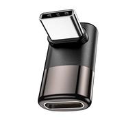 MOGOOD Adattatore USB C a 90 gradi adattatore estensore USB C da C maschio a C femmina Trasmissione dati Type-C PD100W ricarica rapida e passaggio video 8K@60Hz,per accessori steam deck e altri