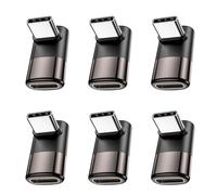 MOGOOD Adattatore USB C a 90 gradi adattatore estensore USB C da C maschio a C femmina Trasmissione dati Type-C PD100W ricarica rapida e passaggio video 8K@60Hz,per accessori steam deck e altri