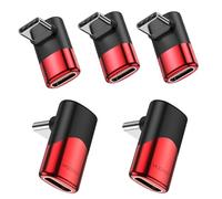 MOGOOD Adattatore USB C a 90 gradi adattatore estensore USB C da C maschio a C femmina Trasmissione dati Type-C PD100W ricarica rapida e passaggio video 8K@60Hz,per accessori steam deck e altri