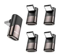 MOGOOD Adattatore USB C a 90 gradi adattatore estensore USB C da C maschio a C femmina Trasmissione dati Type-C PD100W ricarica rapida e passaggio video 8K@60Hz,per accessori steam deck e altri
