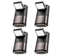 MOGOOD Adattatore USB C a 90 gradi adattatore estensore USB C da C maschio a C femmina Trasmissione dati Type-C PD100W ricarica rapida e passaggio video 8K@60Hz,per accessori steam deck e altri