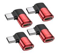 MOGOOD Adattatore USB C a 90 gradi da C maschio a C femmina Estensore USB C ad angolo retto Adattatore USB C ad angolo retto da USB C ad adattatore USBC per Steam Deck Switch NotebookTablet e Telefono