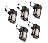 MOGOOD Adattatore USB C a 90 gradi da C maschio a C femmina Estensore USB C ad angolo retto Adattatore USB C ad angolo retto da USB C ad adattatore USBC per Steam Deck Switch NotebookTablet e Telefono