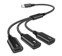 MOGOOD Adattatore USB C a Y Con 3 Porte - Convertitore e Hub di Ricarica per Laptop