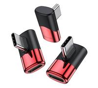 MOGOOD Adattatore USB C Ad Angolo Retto 90 Gradi - Estensore Tipo C Maschio a Femmina per MacBook Pro, iPad Pro, Telefoni, Nintendo Switch e Altri Dispositivi Thunderbolt