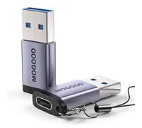 MOGOOD Adattatore USB C Femmina a USB 3.0 Maschio, Connettore Cavo Caricatore Tipo C per per Apple MagSafe Watch Phone 14 13 Mini Pro Max, MacBook, iPad, Galaxy Note, Google Pixel 5 4 3XL