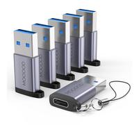 MOGOOD Adattatore USB C Femmina a USB 3.0 Maschio, Connettore Cavo per Magsafe Watch iPhone11 12 13 14 Pro Max,SE, Samsung Galaxy S23, S22, S21