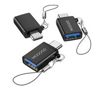 MOGOOD Adattatore USB C Maschio a USB 3.0 Femmina, Adattatore USB a USB C Convertitore OTG Compatibile MacBook Pro, Chromebook, Pixelbook, Microsoft Surface Go, Ss Galaxy S20 S21 S22 Pixel