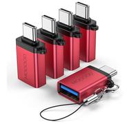 MOGOOD Adattatore USB C Maschio a USB 3.0 Femmina, Adattatore USB a USB C Convertitore OTG Compatibile MacBook Pro, Chromebook, Pixelbook, Microsoft Surface Go, Ss Galaxy S20 S21 S22 Pixel