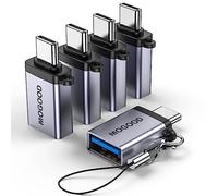 MOGOOD Adattatore USB C Maschio a USB 3.0 Femmina, Adattatore USB a USB C Convertitore OTG Compatibile MacBook Pro, Chromebook, Pixelbook, Microsoft Surface Go, Samsung Galaxy S20 S21 S22 Pixel
