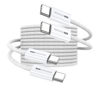 MOGOOD Cavo da USB C a USB C da 60 W, confezione da 2 cavi di ricarica da tipo C a tipo C, cavo di ricarica veloce compatibile per iPhone 15/Plus/15 Pro/Pro Max, Samsung Galaxy S23 S22, iPad Pro Air