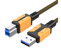 MOGOOD Cavo Stampante USB 3.0 (2M), USB A Maschio a USB B Maschio, 5Gbps Superspeed, Compatibile con Stampanti HP, Epson, Canon, Brother, Scanner e Docking Station.