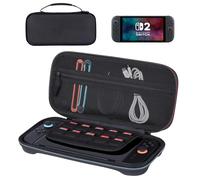 MOGOOD Custodia Rigida per Switch 2, Custodia Protettiva in Nylon Anti-caduta con Chiusura Velcro Sicura, Interno Morbido Antigraffio, Accessorio Console Switch 2