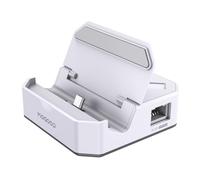 MOGOOD Dock per Nintendo Switch 2 TV con PD 100W, Ethernet a 1Gbps, 4K@60Hz e 2 Porte USB 3.0, incluso un cavo di dati USB Type-C maschile a femminile, compatibile con Nintendo Switch 2/1/OLED.