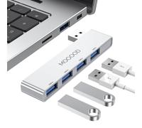 MOGOOD Hub dati ultra sottile USB 3.0 Espansore multi porta per laptop PC Mac
