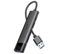 MOGOOD Hub USB 3.0 4 Porte USB-A + Porta USB-C 5Gbps Cavo 15cm per Notebook