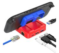 MOGOOD Switch 2 TV Dock 100W PD, 1Gbps Ethernet, 4K@60Hz, 2*Porte USB 3.0, Dock Switch 2 Compatibile con Nintendo Switch 2/1/OLED