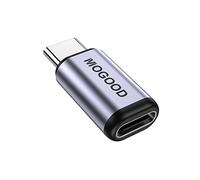 MOGOOD USB C Adattatore da maschio a femmina, supporto da 100W Fast Charging 40 Gbps Trasferimento di dati 8K@60Hz Video output per USB4,Thunderbolt 4/3,laptop,vapore Dock,switch,tablet, telefono