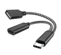 MOGOOD USB C OTG, adattatore telefonico Porta di ricarica USB C con adattatore PD da 18W compatibile per Samsung Galaxy S20+ Switch Google Chromecast con Google TV 2020 Pi KVM stampante 3D