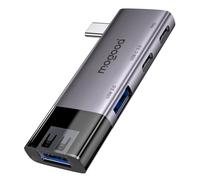MOGOOD USB Hub, 4-Port USB C 3.0 Hub Wireless Multi USB Port Expander con Power Delivery e 5Gbps Data Transfer, USB C Splitter Multiport Adapter per Laptop, PC Desktop, Chromebook, SurfaceXbox, PS5.