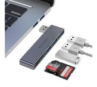 MOGOOD USB Hub, adattatore USB multiport, 5 in 1 USB con 1 × USB 3.0, 2 × USB 2.0, lettore di schede SD/TF, compatibile con laptop per PC, desktop, Mac, MacBook, Notebook, PS4, Xbox, Wii