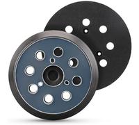 MOGRQAP 2 Pezzi Platorello 125mm per Levigatrice 8 Fori per Makita
