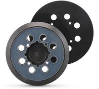 MOGRQAP 2 Pezzi Platorello Strappo 125mm per Levigatrice 8 Fori per DeWalt | Platorello Compatibile con DWE6421 DWE6423 DCW210B Ricambi per Smerigliatrice, Piastre Abrasivi con Gancio e Passante