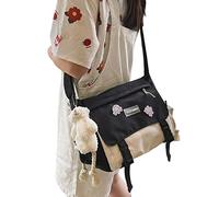 MOGSA Borsa a tracolla da scuola Casual Big Bag Borse da scuola per studenti per ragazze adolescenti Borsa a tracolla Borsa a tracolla Borse da donna