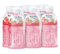 Mogu Mogu Bevanda al gusto di fragola con NATA de Coco - 6 x 320ml