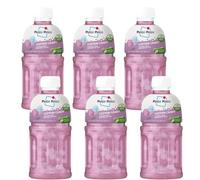 Mogu Mogu Cotton Candy | Bevanda Rinfrescante con il 15% di NATA De Coco |ricca di fibre naturali di frutta, senza conservanti aggiunti e coloranti | 6 Bottiglia da 320ml