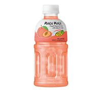 Mogu Mogu Succo di frutta con Nata De Coco, 10,82 Fl Oz (pesca, confezione da 24)