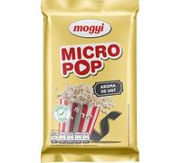 Mogyi MICRO POP, Popcorn per Microonde al Gusto di Burro, 80g x 25 Confezioni