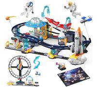 MOGZZi Set City Space Shuttle Giocattolo, 788 PCS 2-in-1 STEM Montagne Russe Navicella Razzo Spaziale Costruzione con Scoperta Parco Friends, Regalo per Bambini Maschio Ragazzi Ragazze dai 6+