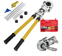 Moh Pinze a Pressare 16-32 mm per Tubi, Strumento di Pressatura con Calibratore a molla di Torsione, Pro per Contornare il Tubo Composito per Tubi, Compositi Tubi Compositi in Alluminio Pex-Al-Pex