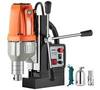 Moh Trapano Elettrico Magnetico BRM35, Motore del Sistema di Perforazione Magnetico ad Alta Potenza 980 W, 220 V, 50 Hz, con comoda maniglia, Usato per Strutture in Acciaio, Costruzioni Navali