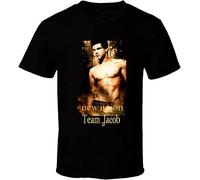 mohai Men's Twilight Saga Moon Team Jacob T-Shirt Black L