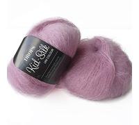 Mohair & Silk Yarn Drops Kid-Silk, 0 o pizzo, 2 strati, 0,9 oz 230 yards per gomitolo 04 Rosa Antico