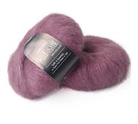 Mohair & Silk Yarn Drops Kid-Silk, 0 o pizzo, 2 strati, 0,9 oz 230 yards per gomitolo 31 malva