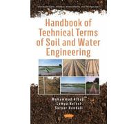 Mohammad Albaji Handbook of Technical Terms of Soil and Water (Copertina rigida)
