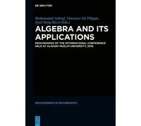 Mohammad Ashraf Algebra and Its Applications (Copertina rigida)