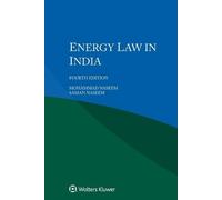 Mohammad Naseem Saman Naseem Energy Law in India (Tascabile)