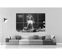 Mohammed Ali Vs Sonny Wall Arte locandina Grande Formato A0 Larghezza Stampa