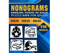 Mohammed Kasmi Nonogram Puzzle Books for Adults (Tascabile)