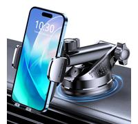 Mohard Porta Cellulare Auto, Mai Cadere Cruscotto/Parabrezza 360° Ruotabile | Ultra Robusto Supporto Telefono Auto, Rilascio Rapido Ventosa Porta Set Interni Automobile Universale per Smartphone da 4-7"