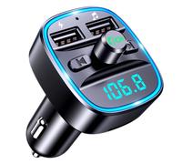 Mohard Trasmettitore FM Bluetooth 5.3 Auto, Adattatore Bluetooth Auto Audio Radi